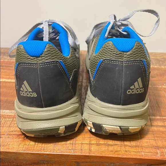 Adidas Tracefinders Men's Green Shoes, Size 13 - Picture 4 of 9